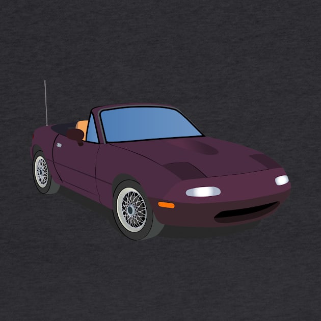 Merlot Miata by Al the Owl